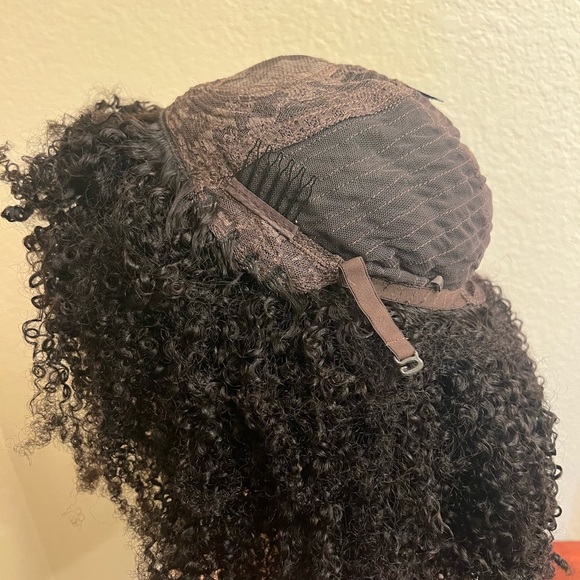 ARUKIHAIR Afro Kinky Curly Wig Bang 200Density Virgin Brazilian Human Hair 22 in - Picture 12 of 13